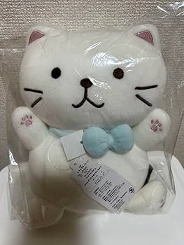 Amazon.co.jp: ふくふくにゃんこ しろたまちゃん ぬいぐるみ